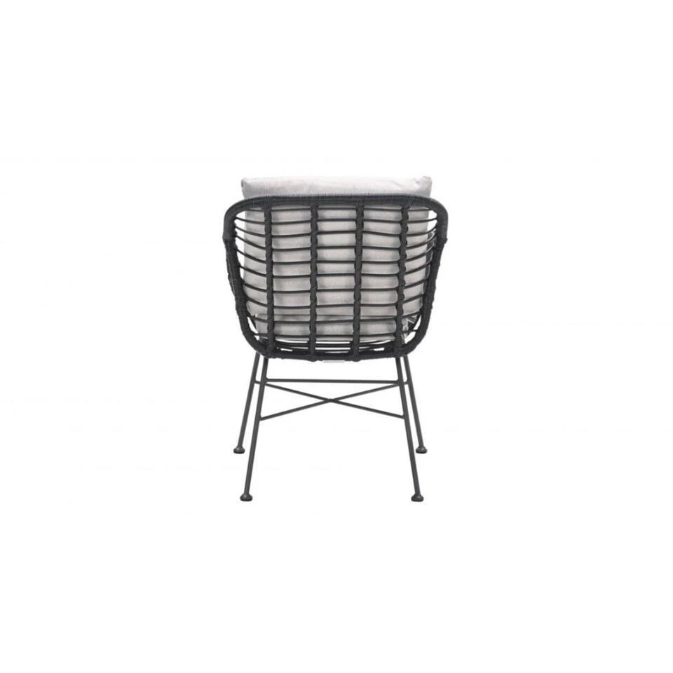 Set Van 4 - Garden Impressions Margriet Tuinstoel - Zwart/Zand 8 Set Van 4 - Garden Impressions Margriet Tuinstoel - Zwart/Zand - Afbeelding 6