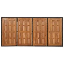 VidaXL - Tuintafel Met Houten Blad - Zwart - Poly Rattan - 190 X 90 X 75 Cm 13 VidaXL - Tuintafel Met Houten Blad - Zwart - Poly Rattan - 190 X 90 X 75 Cm -Geselecteerde Tuinmeubelwinkel 24125bdcc2874c5faa207c3122664e14