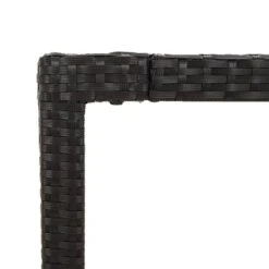 VidaXL - Tuintafel Met Glazen Blad - Zwart - Poly Rattan - 150 X 90 X 75 Cm 14 VidaXL - Tuintafel Met Glazen Blad - Zwart - Poly Rattan - 150 X 90 X 75 Cm -Geselecteerde Tuinmeubelwinkel 25e330e2a7014d57a124b73c40d386c2