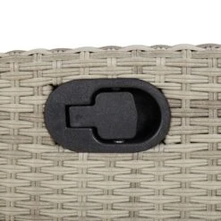 VidaXL - Tuinstoelen Verstelbaar - Grijs - Poly Rattan - 2 Stuks - Met Kussens -Geselecteerde Tuinmeubelwinkel 264f876557934f6e945706d1dbc73f46