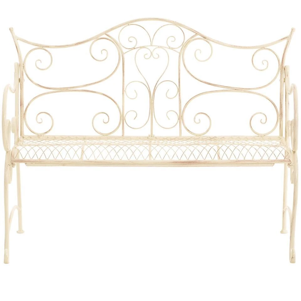 CLP Tuinbank Tara 113 Cm - Antiek/creme 5 CLP Tuinbank Tara 113 Cm - Antiek/creme - Afbeelding 3