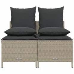 VidaXL - Loungeset - Grijs - Poly Rattan -Geselecteerde Tuinmeubelwinkel 288afd4cc7ad4953999ac136e423c920