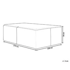 CHUVA - Beschermhoes - Zwart - 275 X 230 X 70 Cm - Polyester 12 CHUVA - Beschermhoes - Zwart - 275 X 230 X 70 Cm - Polyester -Geselecteerde Tuinmeubelwinkel 2aa14902108b42eb962be77c90749a8e