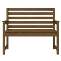 VidaXL - Tuinbank - Honingbruin - Grenenhout - 109 X 48 X 91.5 Cm -Geselecteerde Tuinmeubelwinkel 2b91b94d47fe44b498d90fdc8a598e80