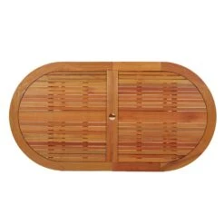 VidaXL - Tuintafel - Bruin - Massief Eucalyptushout - 160x85x75 Cm 10 VidaXL - Tuintafel - Bruin - Massief Eucalyptushout - 160x85x75 Cm -Geselecteerde Tuinmeubelwinkel 2d15b4a3b7874ef4964e42d042e6b15c