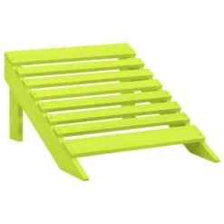 VidaXL - Tuinstoel Adirondack - Groen - Hout - Met Voetenbank -Geselecteerde Tuinmeubelwinkel 2d6c2351f4374c5f851366081bf739b5