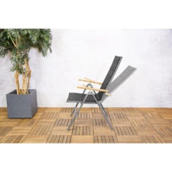 Sens-Line - Pisa Verstelbare Stoel - 65x62x110 - Aluminium -Geselecteerde Tuinmeubelwinkel 2df2f88282b849a79eb4cdd5391e90cc