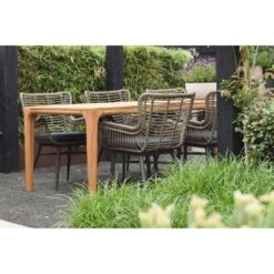 VDG Set Van 4 - Jasmine Dining Tuinstoel - Naturel -Geselecteerde Tuinmeubelwinkel 312ebe1ea975400089a5f280076924ff