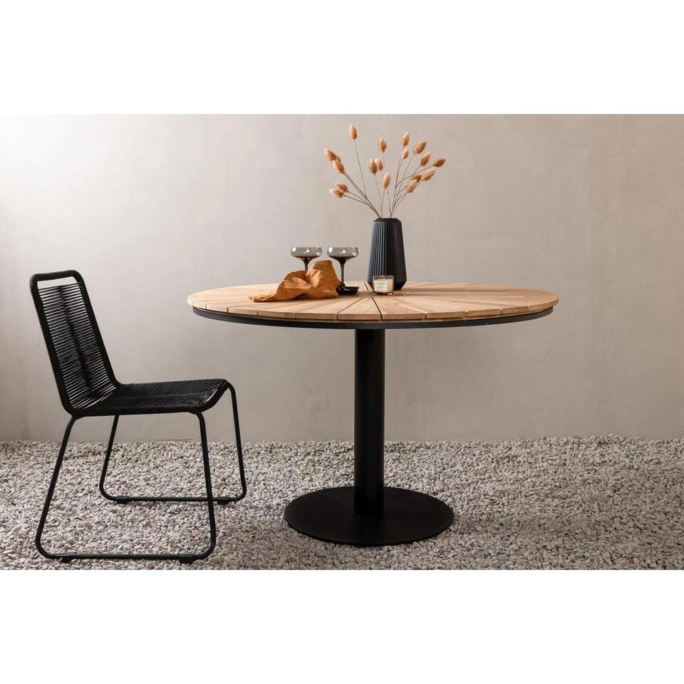 Svea - Ilias Ronde Tuintafel - ø120 Cm - Naturel 4 Svea - Ilias Ronde Tuintafel - ø120 Cm - Naturel - Afbeelding 2