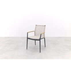 VDG Lumino Stapelbare Dining Tuinstoel - Light Rope / Teak Arm -Geselecteerde Tuinmeubelwinkel 335ca01964524b6ba56e5412d570ee25