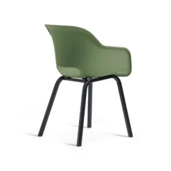 Keter Noa Tuinstoel - 2 Stuks - 55x56.5x80cm - Metalen Onderstel - Olijfgroen -Geselecteerde Tuinmeubelwinkel 339c974c53fa40e99d11eb281639d191