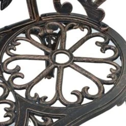 VidaXL Bistrobank 100 Cm Gietaluminium Bronskleurig -Geselecteerde Tuinmeubelwinkel 344e8239dc7049d48d96243e44480a10