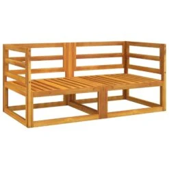 VidaXL - Hoekbanken Sectioneel - Taupe - Acaciahout - 2 Stuks -Geselecteerde Tuinmeubelwinkel 34888b1165334d2ea95efdd804565240