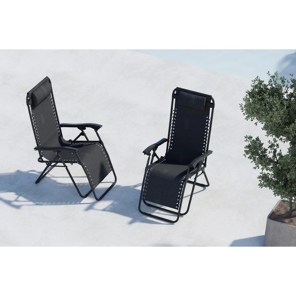 Svea - Noura Relaxstoel - Zwart 4 Svea - Noura Relaxstoel - Zwart - Afbeelding 2