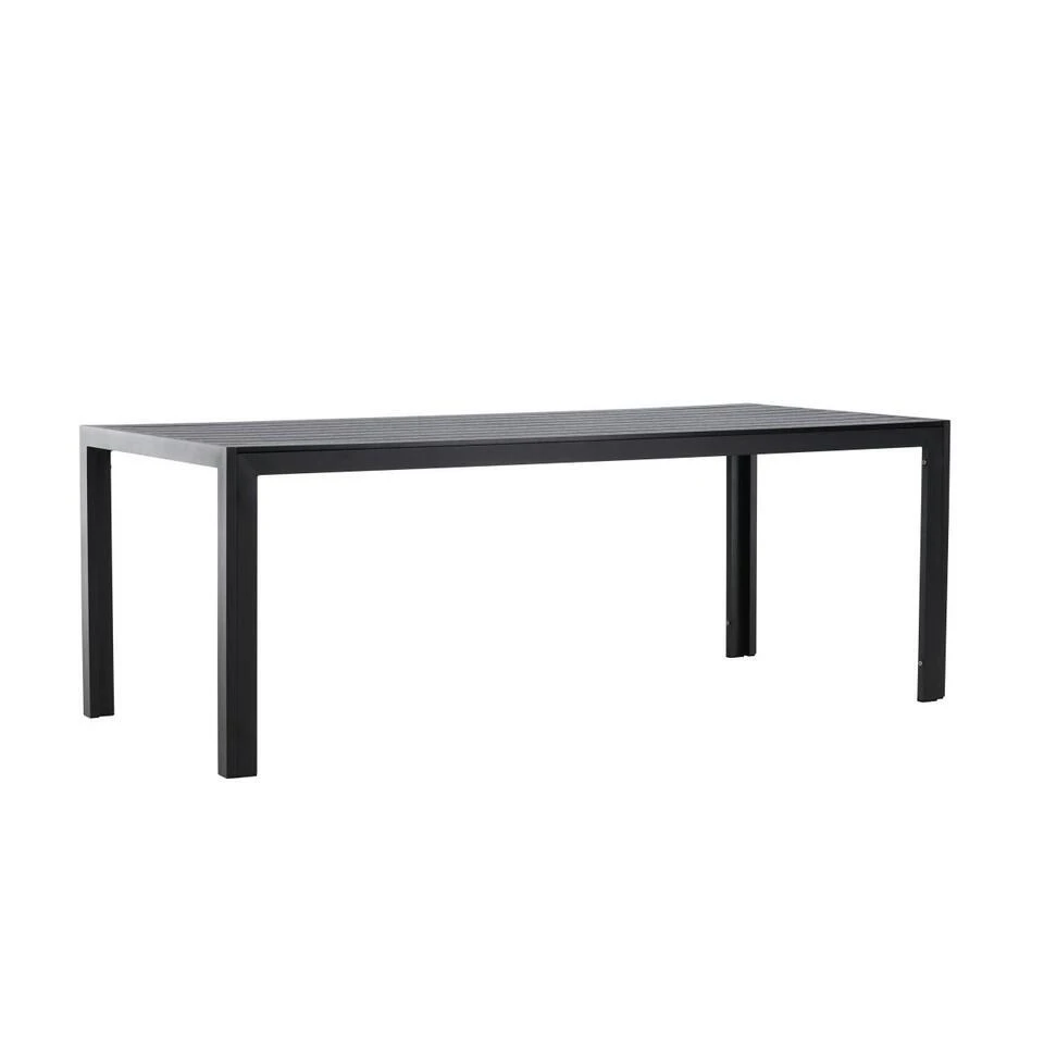 Svea - Farid Tuintafel - 205 X 90 X 74 Cm - Zwart 7 Svea - Farid Tuintafel - 205 X 90 X 74 Cm - Zwart - Afbeelding 5