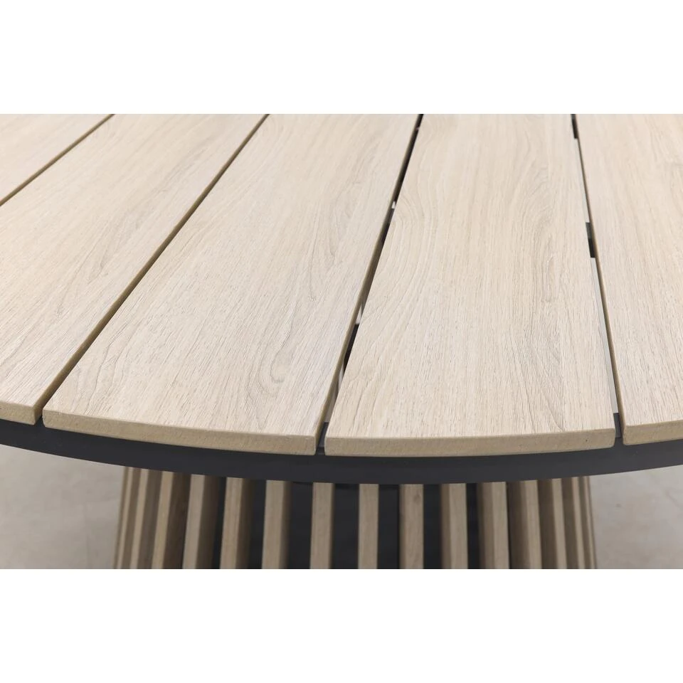 Trinxa Ronde Tuintafel Ø148 Cm. - Lichtgrijs 12 Trinxa Ronde Tuintafel Ø148 Cm. - Lichtgrijs - Afbeelding 10
