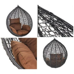 Merkloos HOME DELUXE Hangstoel CIELO Bruin Mand + Kussen 20 Merkloos HOME DELUXE Hangstoel CIELO Bruin Mand + Kussen -Geselecteerde Tuinmeubelwinkel 3cfc97a7279f4112847741abcbdfbb7a