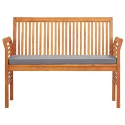 VidaXL Tuinbank 2-zits Met Kussen 120 Cm Massief Acaciahout -Geselecteerde Tuinmeubelwinkel 40623afad7b54269a26a3ca2c59801f6