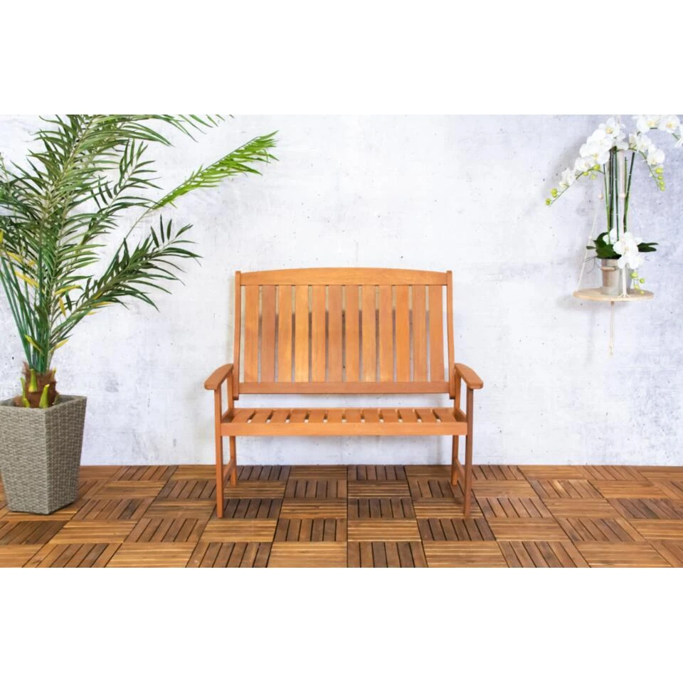 Merkloos Sens-Line - California Tuinbank - 120cm - Hout 7 Merkloos Sens-Line - California Tuinbank - 120cm - Hout - Afbeelding 5