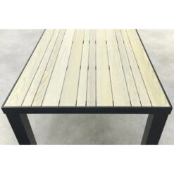 VDG Nola Tuintafel 160x90 Cm. - Antraciet/Houtlook -Geselecteerde Tuinmeubelwinkel 41ffaa97c1464113abaa79c5c1341e88