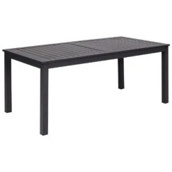 SKALOMA - Tuintafel - Donkergrijs - 180/240 X 90 Cm - Aluminium 18 SKALOMA - Tuintafel - Donkergrijs - 180/240 X 90 Cm - Aluminium -Geselecteerde Tuinmeubelwinkel 43bd1fc882b04d57b6b706882c0be28a