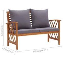 VidaXL - Tuinset - Grijs - Hout 20 VidaXL - Tuinset - Grijs - Hout -Geselecteerde Tuinmeubelwinkel 45cfc48156b74e3db9250f33c73e9885
