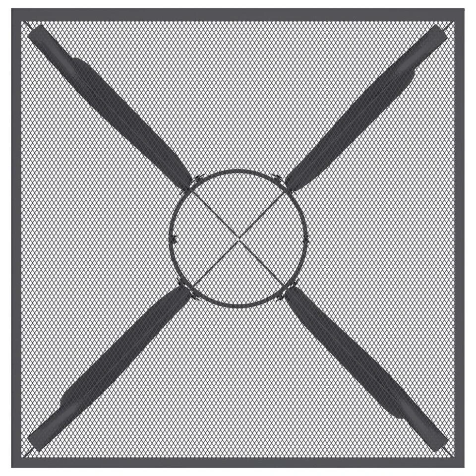 VidaXL - Tuintafel - Antracietkleurig - Staalgaas - 50 X 50 X 72 Cm 6 VidaXL - Tuintafel - Antracietkleurig - Staalgaas - 50 X 50 X 72 Cm - Afbeelding 4