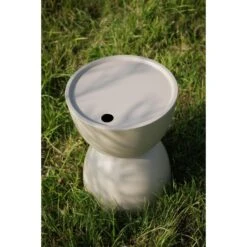 Housecraft Mara Tuin Bijzettafel Beige -Geselecteerde Tuinmeubelwinkel 48ee7e3eb274456ea9067fc0f181b66b