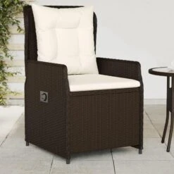 VidaXL - Tuinstoel - Bruin - Poly Rattan 14 VidaXL - Tuinstoel - Bruin - Poly Rattan -Geselecteerde Tuinmeubelwinkel 4907fc9308824244bbc36370514c77a1