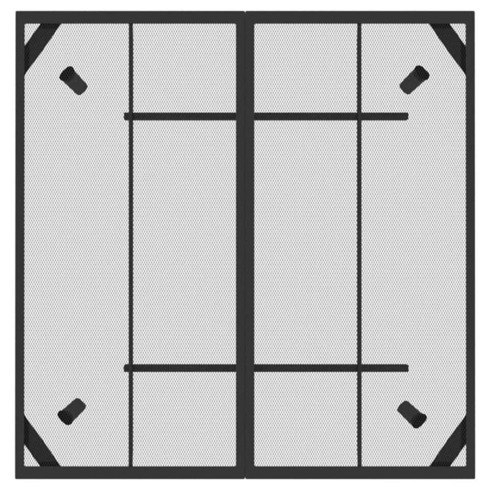 VidaXL - Tuintafel - Antracietkleurig - Staalgaas - 100 X 100 X 72 Cm 6 VidaXL - Tuintafel - Antracietkleurig - Staalgaas - 100 X 100 X 72 Cm - Afbeelding 4