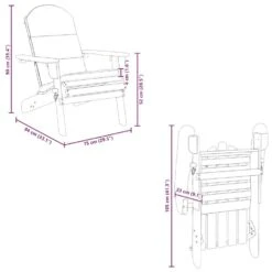 VidaXL - Adirondack Tuinstoel - Kussens - Bruin - Acaciahout -Geselecteerde Tuinmeubelwinkel 4e041688ac224cb6847b5795132d3e19