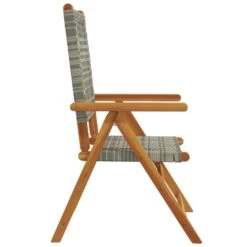 VidaXL - Tuinstoelen - Grijs - Acaciahout En Poly Rattan - 2 Stuks -Geselecteerde Tuinmeubelwinkel 4e1624ecf25d4acfbf66bef7908a22b2