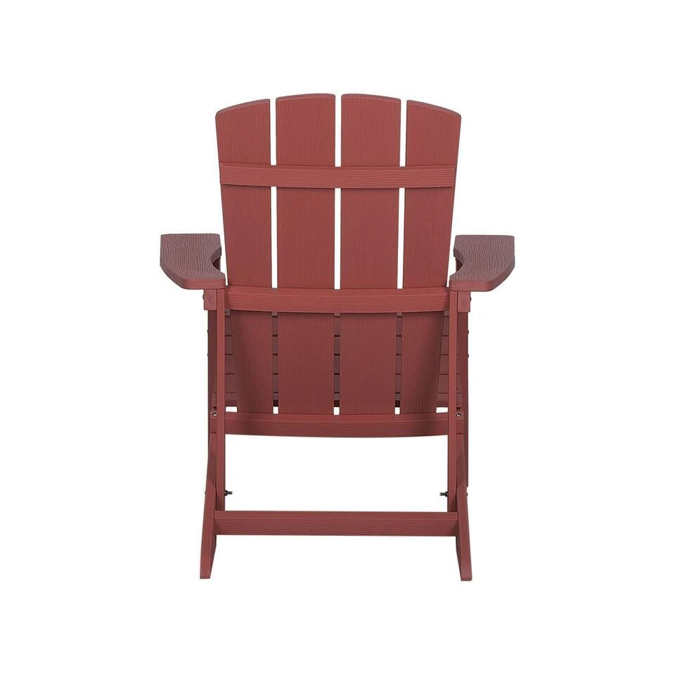 ADIRONDACK - Tuinstoel - Rood - Kunsthout 8 ADIRONDACK - Tuinstoel - Rood - Kunsthout - Afbeelding 6