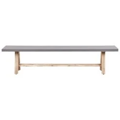 TONNARE - Tuinbank - Licht Hout - 200 Cm - Beton 13 TONNARE - Tuinbank - Licht Hout - 200 Cm - Beton -Geselecteerde Tuinmeubelwinkel 4f9257cea3b44f2fa17855534d634e13