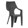 Keter - Stapelstoel Dante Hoge Rug - Donkergrijs - 89x57x57 Cm 1 Keter - Stapelstoel Dante Hoge Rug - Donkergrijs - 89x57x57 Cm -Geselecteerde Tuinmeubelwinkel 50100437