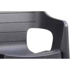 Keter Stapelstoel Bilbao - Antraciet - 79x57x57cm -Geselecteerde Tuinmeubelwinkel 50101064 9000