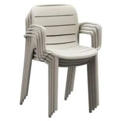 Stapelstoel Nice - Kunststof/zand -Geselecteerde Tuinmeubelwinkel 50101146 4010