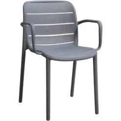 Stapelstoel Nice - Kunststof/antraciet