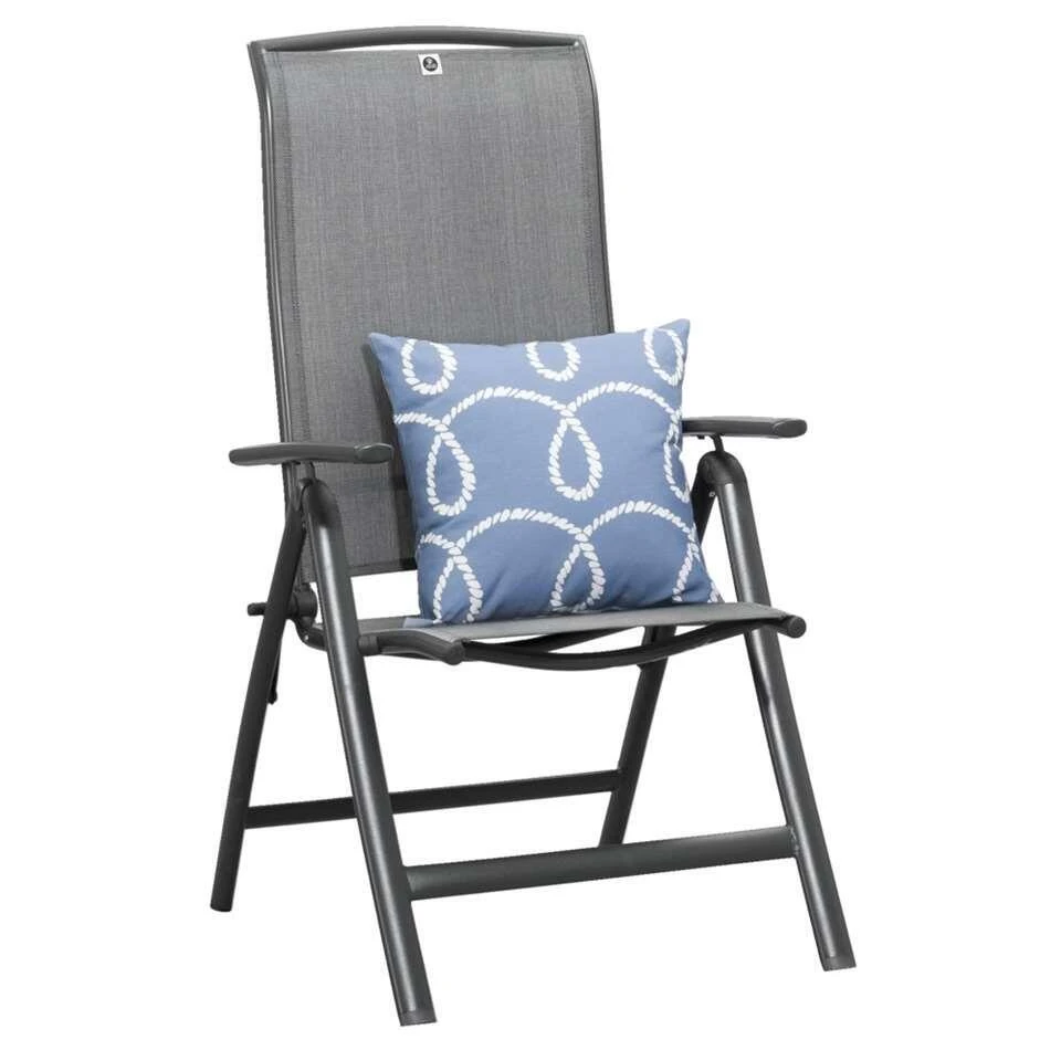 Terrasstoel Cannes 7-standen - Mat Grijs 4 Terrasstoel Cannes 7-standen - Mat Grijs - Afbeelding 2