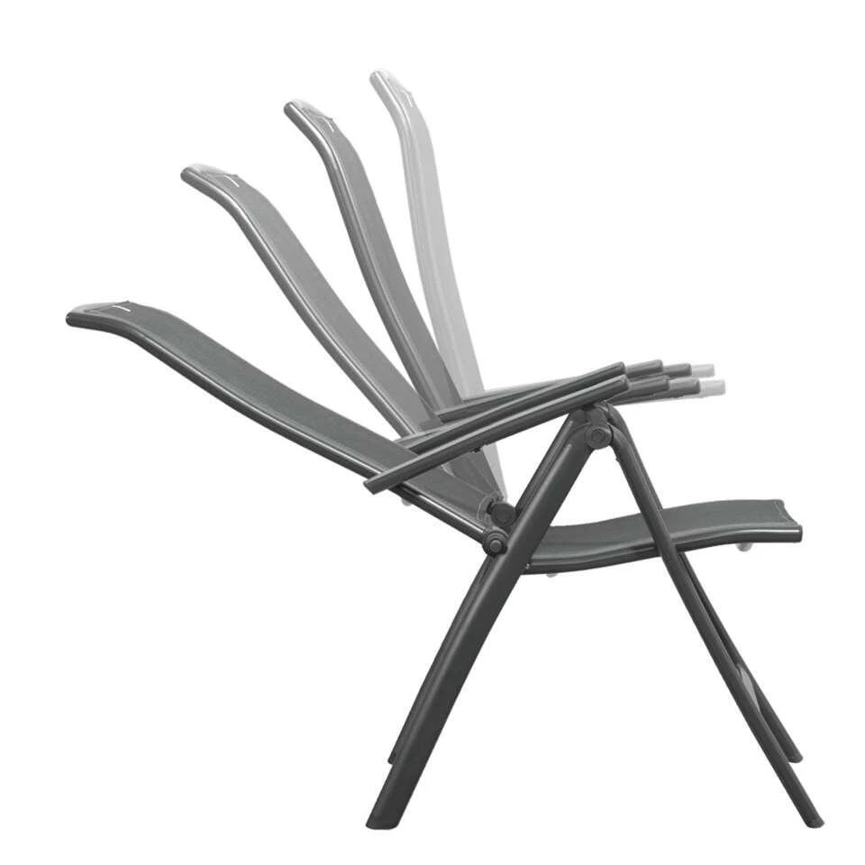 Terrasstoel Cannes 7-standen - Mat Grijs 6 Terrasstoel Cannes 7-standen - Mat Grijs - Afbeelding 4