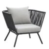 Loungestoel Almeria - Antraciet - 75x89x75 Cm -Geselecteerde Tuinmeubelwinkel 50105176