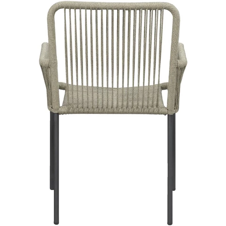 Terrasstoel Gerona - Naturel/antraciet 5 Terrasstoel Gerona - Naturel/antraciet - Afbeelding 3