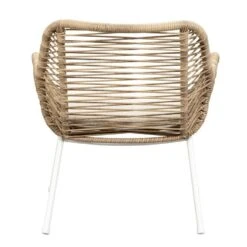 Loungestoel Grand - Wicker Naturel - 78x73x71 Cm -Geselecteerde Tuinmeubelwinkel 50105269 0900