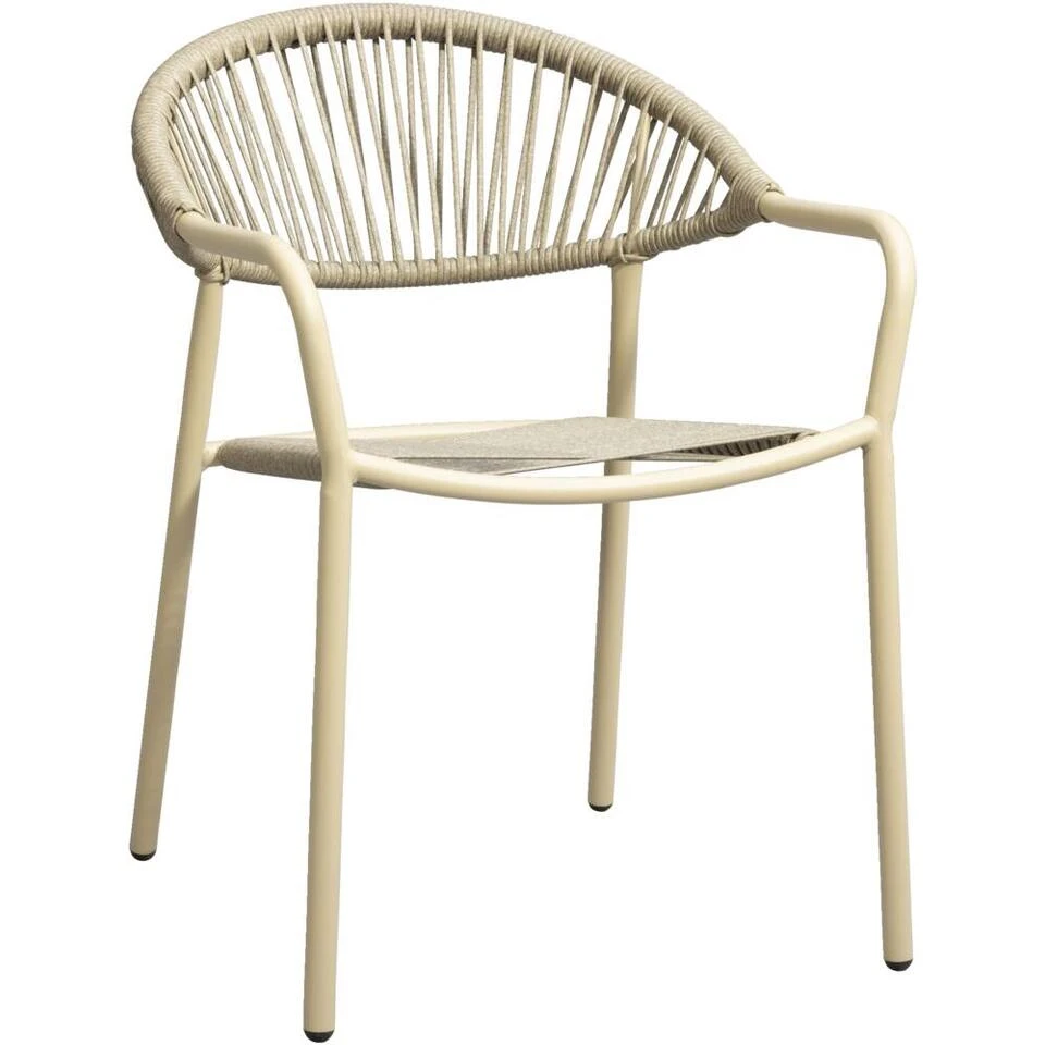 Terrasstoel Palamos - Naturel/zand 3 Terrasstoel Palamos - Naturel/zand