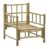 Loungestoel Tarifa Bamboe - Naturel - 82x66x75 Cm -Geselecteerde Tuinmeubelwinkel 50109005