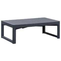 Keter Allibert Verstelbare Tafel Lyon - Grijs - 116x71,5x40/66 Cm -Geselecteerde Tuinmeubelwinkel 50151012 0302