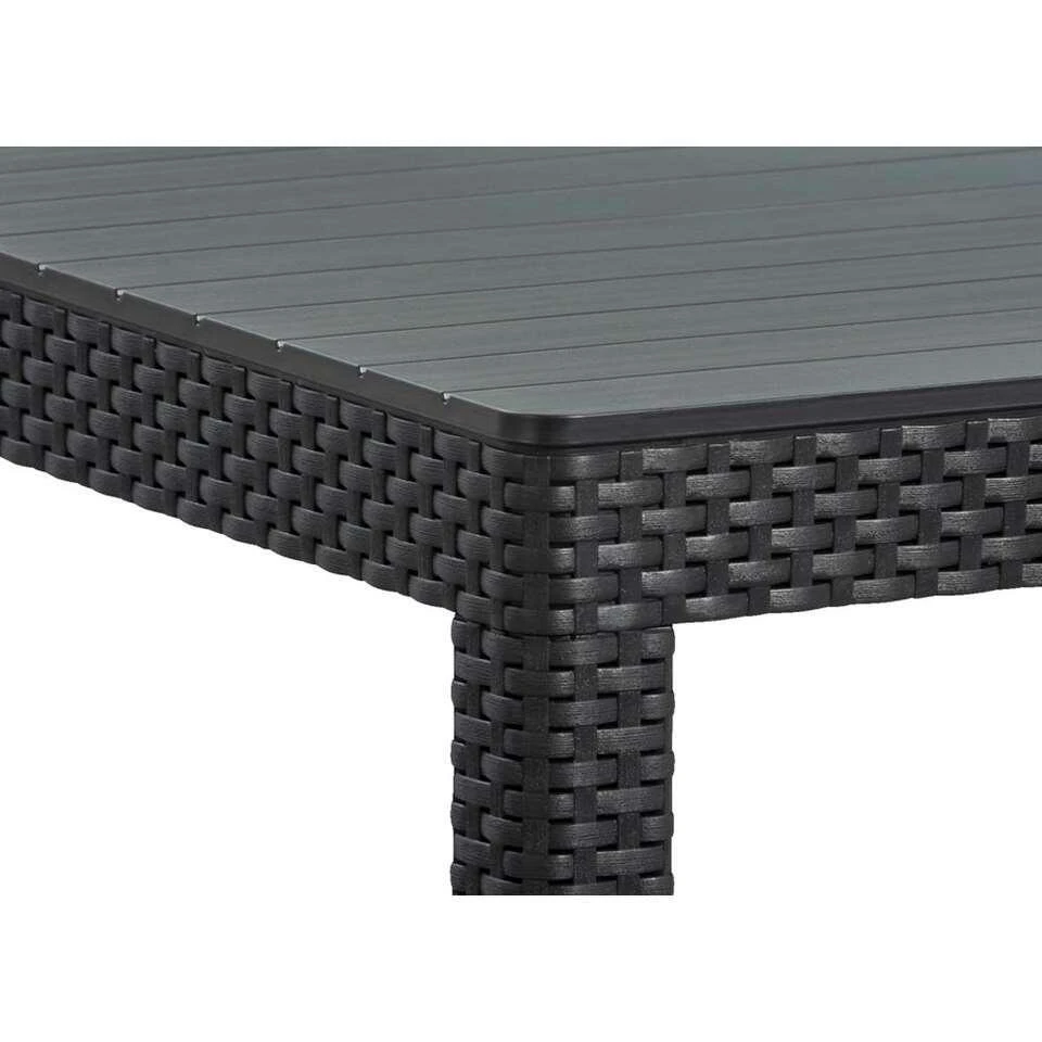 Keter Tafel Emma - Antraciet - 59x59x43 Cm 4 Keter Tafel Emma - Antraciet - 59x59x43 Cm - Afbeelding 2