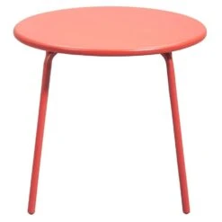 Bijzettafel Vilanova - Terracotta - 45xØ50 Cm -Geselecteerde Tuinmeubelwinkel 50155177 0100