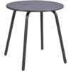 Bijzettafel Montreal - Antraciet/metaal - 45xØ45 Cm -Geselecteerde Tuinmeubelwinkel 50155300