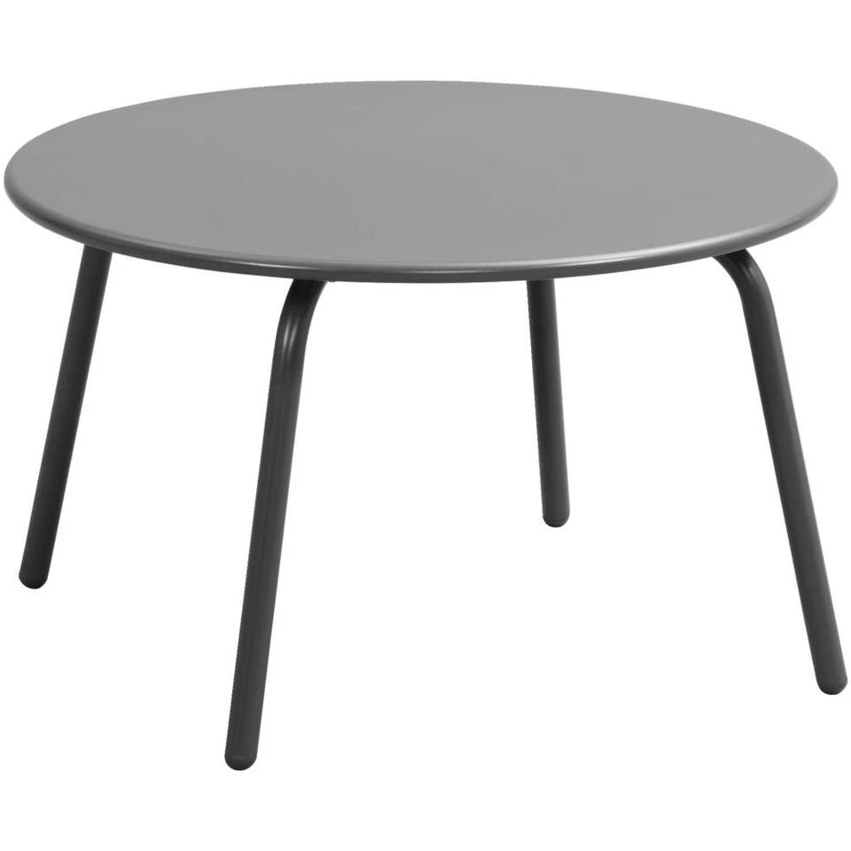 Bijzettafel Montreal - Antraciet/metaal - 36xØ60 Cm 3 Bijzettafel Montreal - Antraciet/metaal - 36xØ60 Cm